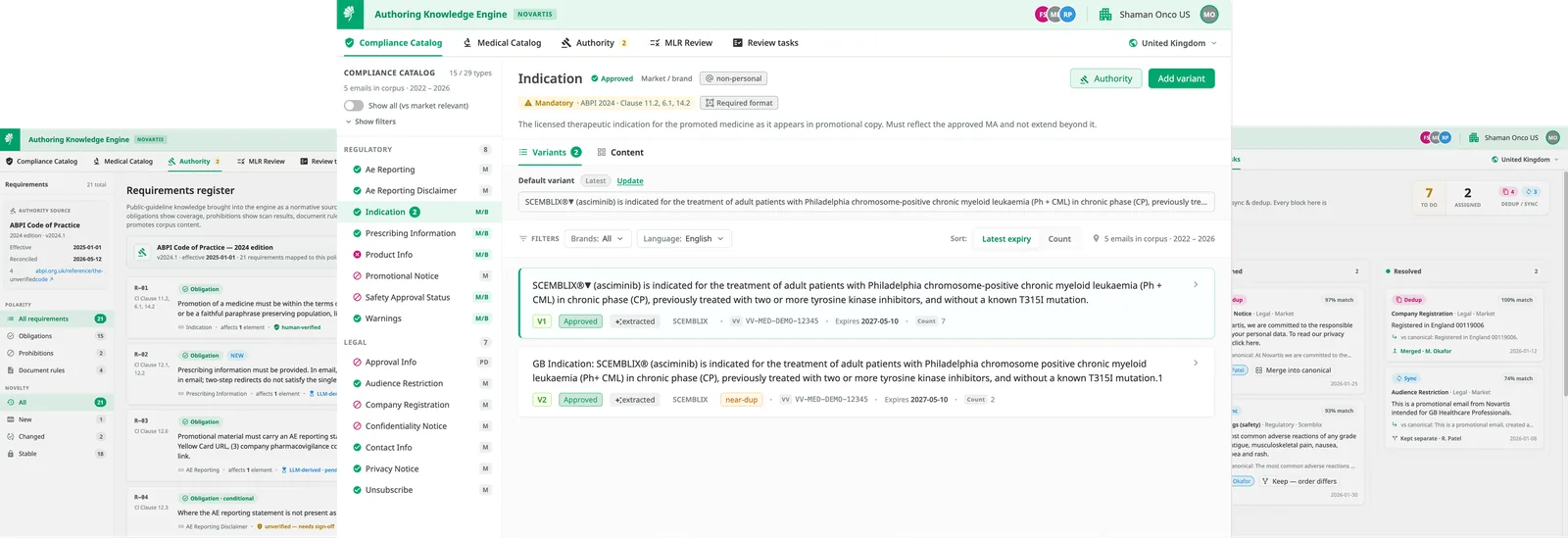 The MLR Knowledge Engine — structured, governed content data in Shaman